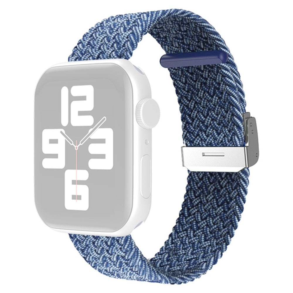 Flot Apple Watch Series 7 41mm Nylon Rem - Blå#serie_6