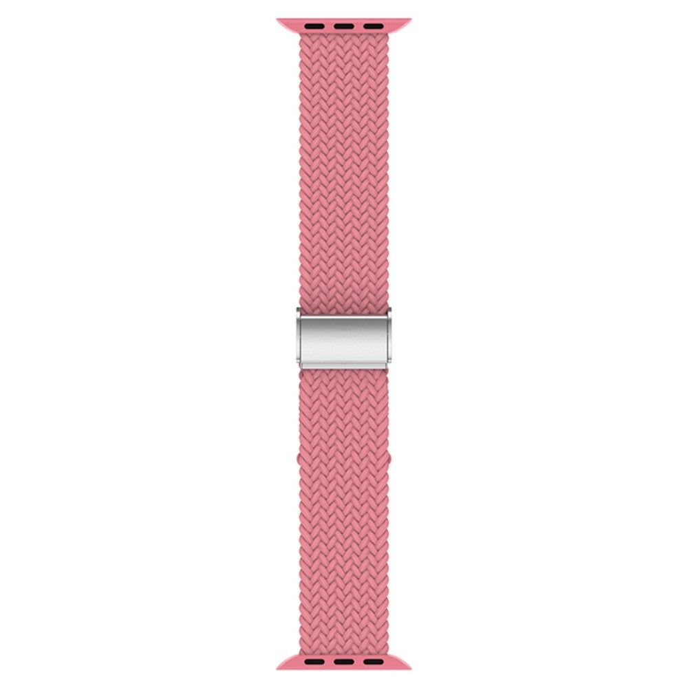 Helt vildt fantastisk Apple Watch Series 7 41mm Stof Urrem - Pink#serie_6