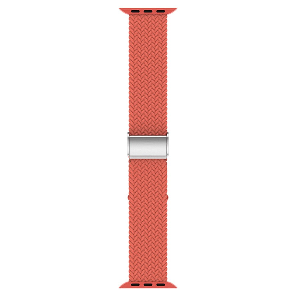 Helt vildt fantastisk Apple Watch Series 7 41mm Stof Urrem - Orange#serie_7