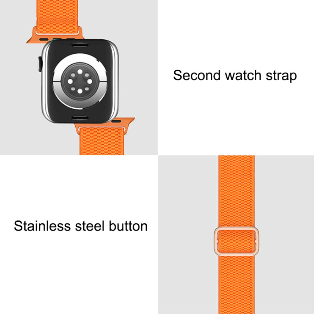 Mega fint Apple Watch Series 7 41mm Stof Urrem - Sort#serie_13