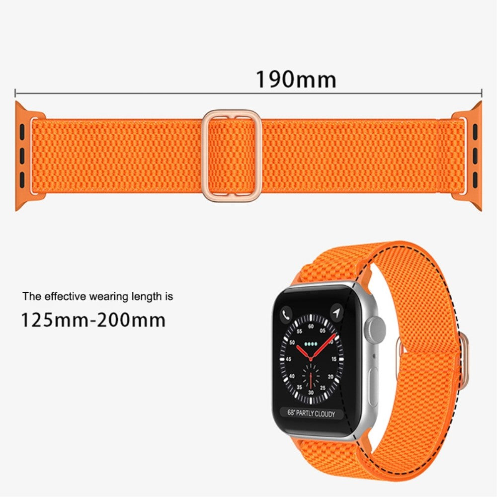 Mega fint Apple Watch Series 7 41mm Stof Urrem - Rød#serie_8