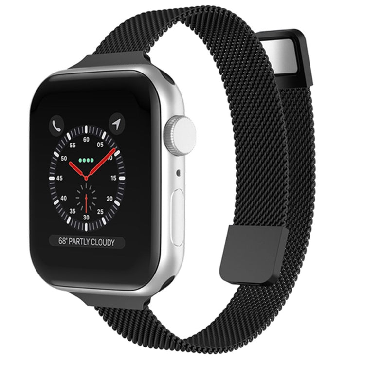 Rigtigt flot Apple Watch Series 7 41mm Metal Urrem - Sort#serie_9