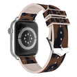 Correa de reloj de silicona con estampado de leopardo para Apple Watch Series 8 (41 mm) 