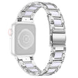 Apple Watch Series 8 (41 mm) correa de reloj de acero inoxidable con diamantes de imitación 