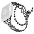 Apple Watch Series 8 (41 mm) correa de reloj estilo dos filas de aleación de zinc 