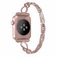 Correa de muñeca con decoración de pedrería para Apple Watch Series 8 (41 mm) 