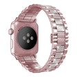 Apple Watch Series 8 (41 mm) correa de reloj con decoración de pedrería de tres cuentas 