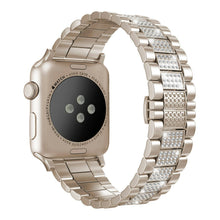 Helt vildt slidstærk Universal Apple Metal og Rhinsten Rem - Guld#serie_2