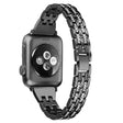 Correa de reloj con decoración de pedrería para Apple Watch Series 8 (41 mm) 