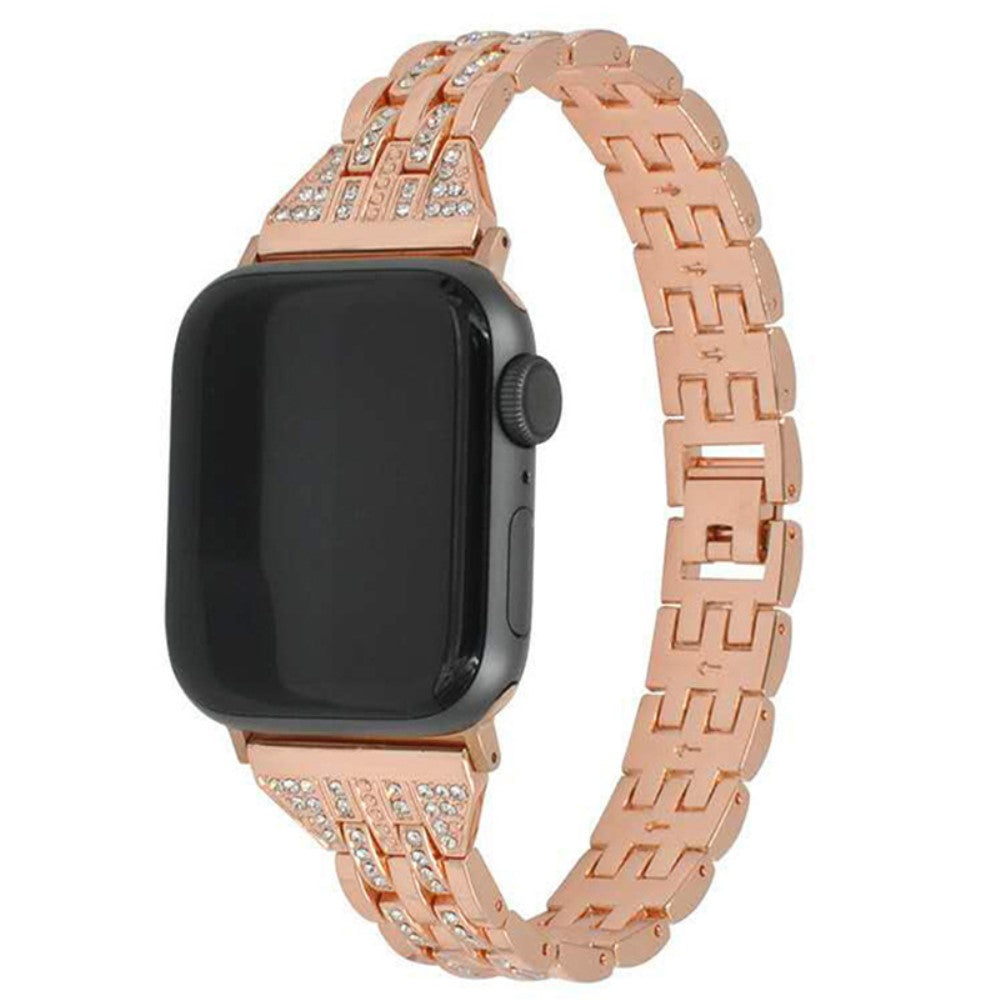 Vildt fantastisk Universal Apple Metal og Rhinsten Rem - Pink#serie_4
