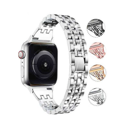 Vildt fantastisk Universal Apple Metal og Rhinsten Rem - Pink#serie_4