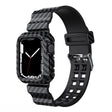 Apple Watch (45 mm) correa de reloj de TPU de fibra de carbono 