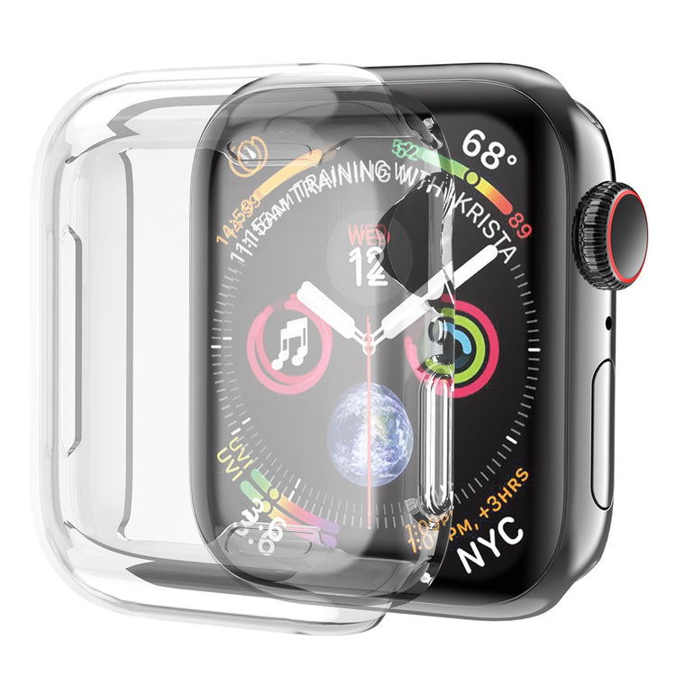 Gennemsigtig Apple Watch Series 7 45mm Silikone Cover#serie_026