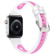 Apple Watch (45 mm) correa de reloj de silicona bicolor 