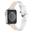Apple Watch (45 mm) elegante correa de reloj de cuero auténtico 