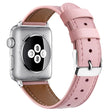 Apple Watch (45 mm) correa de reloj de cuero auténtico de capa superior 