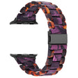 Correa de reloj de resina con empalme de color para Apple Watch (45 mm) 