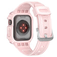 Funda de doble color para Apple Watch (45 mm) con correa de reloj 
