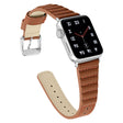 Apple Watch (45 mm) correa de reloj de cuero auténtico con textura ondulada 