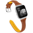 Oppo Watch (46 mm) correa de reloj de cuero auténtico de liberación rápida 