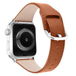 Apple Watch (45 mm) elegante correa de reloj de cuero auténtico 