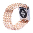 Correa de reloj Apple Watch (45 mm) estilo perla de cuatro filas 