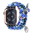 Apple Watch (45 mm) correa de reloj única con cuentas de cristal azul