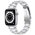 Apple Watch (45 mm) correa de reloj de bloque de resina con decoración de pedrería 