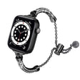 Apple Watch (45 mm) elegante correa de reloj con diamantes de imitación 