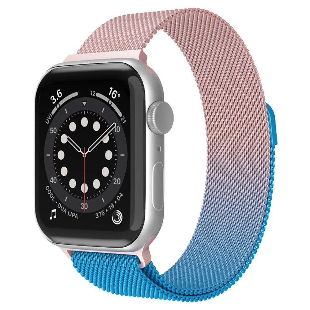 Helt vildt smuk Apple Watch Series 7 45mm Metal Urrem - Flerfarvet#serie_4