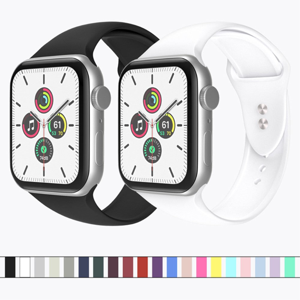 Helt vildt fantastisk Universal Apple Silikone Urrem - Rød#serie_12