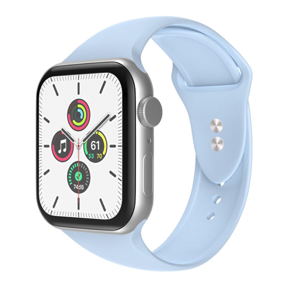 Helt vildt fantastisk Universal Apple Silikone Urrem - Blå#serie_18