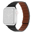 Apple Watch Series 8 (45 mm) / Watch Ultra correa de reloj de cuero auténtico de dos colores 