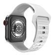 Apple Watch Series 8 (45 mm) / Watch Ultra correa de reloj de silicona grabada a rayas 