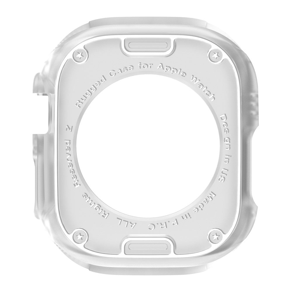 Apple Watch Ultra  Silikone Bumper  - Gennemsigtig#serie_3