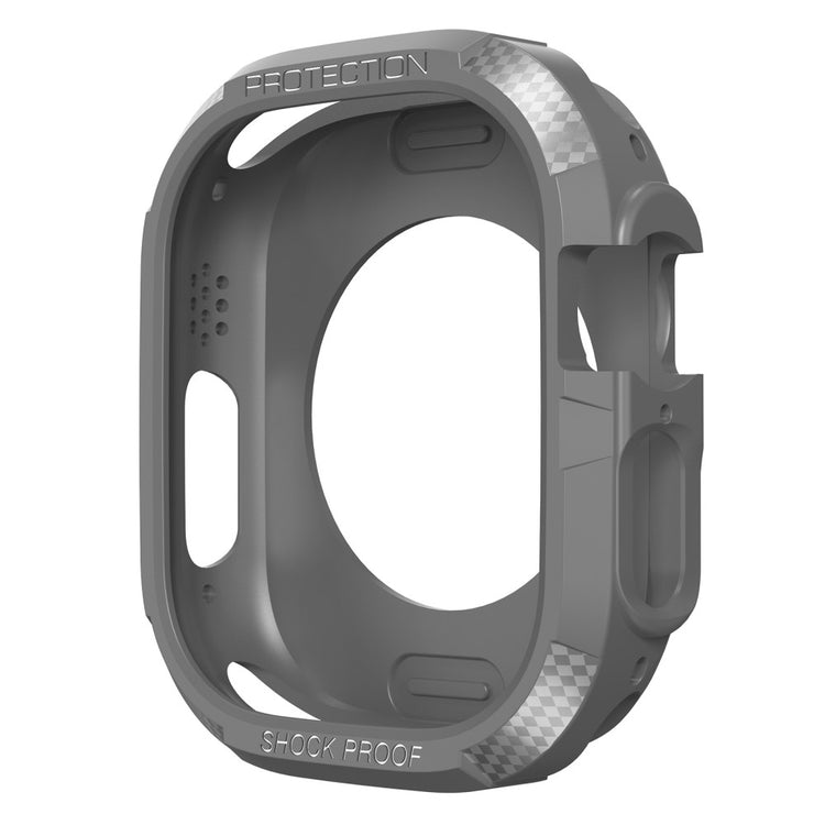 Apple Watch Ultra  Silikone Bumper  - Sølv#serie_4