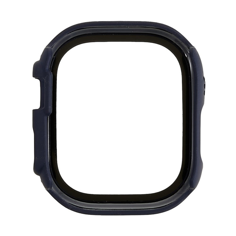 Vildt Godt Apple Watch Ultra Cover med Skærmbeskytter i Plastik og Hærdet Glas - Blå#serie_2