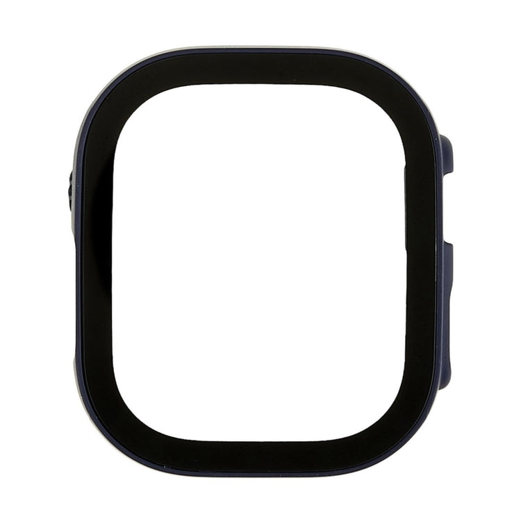 Vildt Godt Apple Watch Ultra Cover med Skærmbeskytter i Plastik og Hærdet Glas - Blå#serie_2
