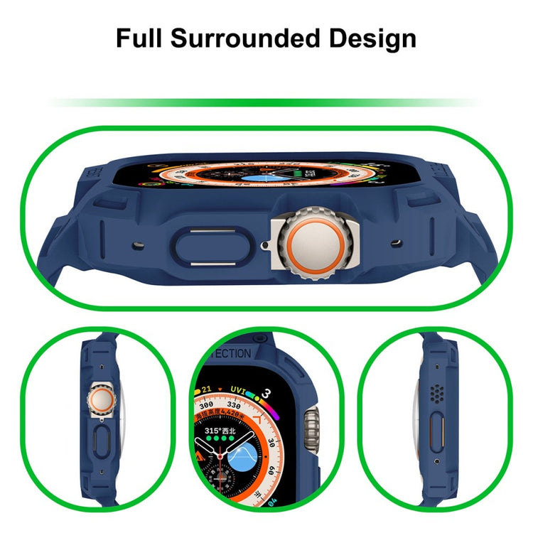 Meget sejt Apple Watch Ultra Silikone Rem - Grøn#serie_4