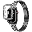 Mega A La Moda Apple Smartwatch Metal Y Estrás Universal Correa Reloj