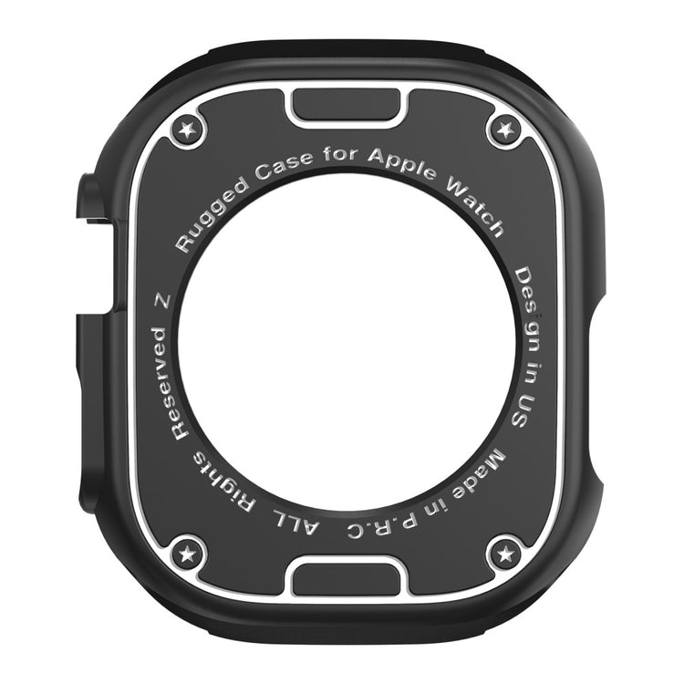 Apple Watch Series 8 (41mm) Beskyttende Silikone Bumper  - Sort#serie_1
