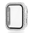 Apple Watch SE 2022 (40 mm) funda con decoración de pedrería y cristal templado 