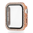 Apple Watch SE 2022 (40 mm) funda con decoración de pedrería y cristal templado 