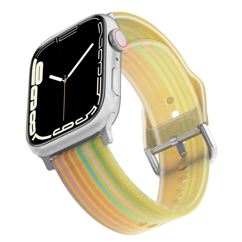 Super sejt Universal Apple Silikone Rem - Gul#serie_5