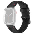 Apple Watch Series 8 (41 mm) de nailon con correa de reloj de piel de vacuno 