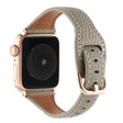 Correa de reloj de cuero auténtico para Apple Watch Series 8 (41 mm) 
