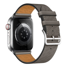 Meget fed Universal Apple Ægte læder Rem - Sølv#serie_1