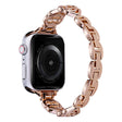 Apple Watch Series 8 (41 mm) correa de metal con decoración de corazón de brillantes 