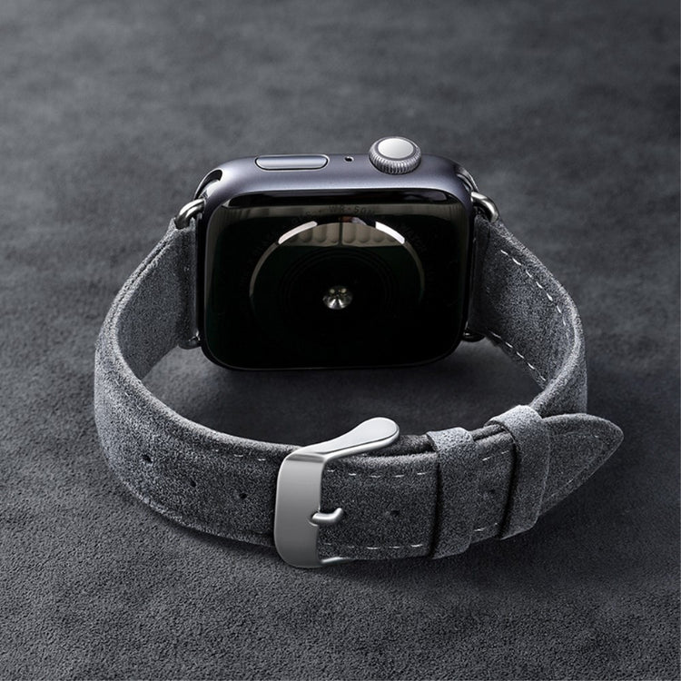 Super Elegant Kunstlæder Universal Rem passer til Apple Smartwatch - Blå#serie_2