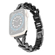 Correa de metal con decoración de pedrería para Apple Watch Series 8 (41 mm) 